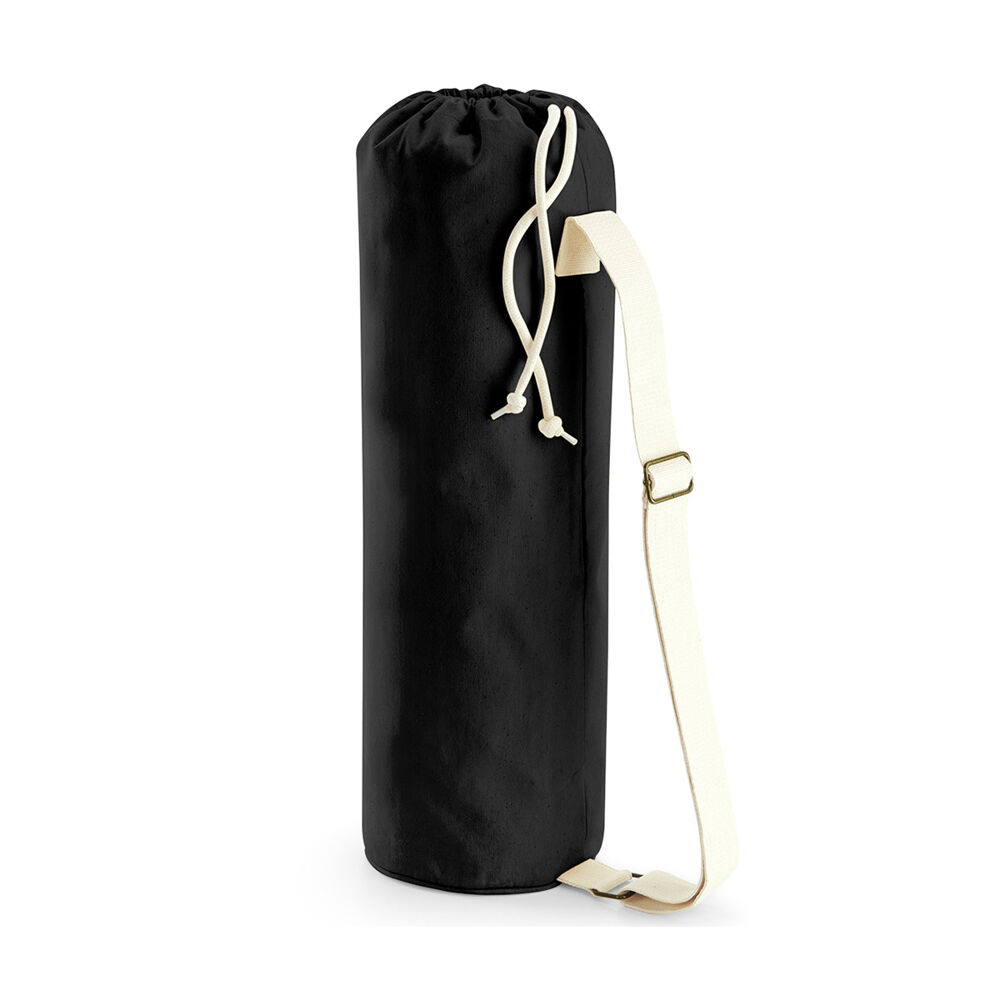 Organic Cotton Yoga Mat Bag (black)