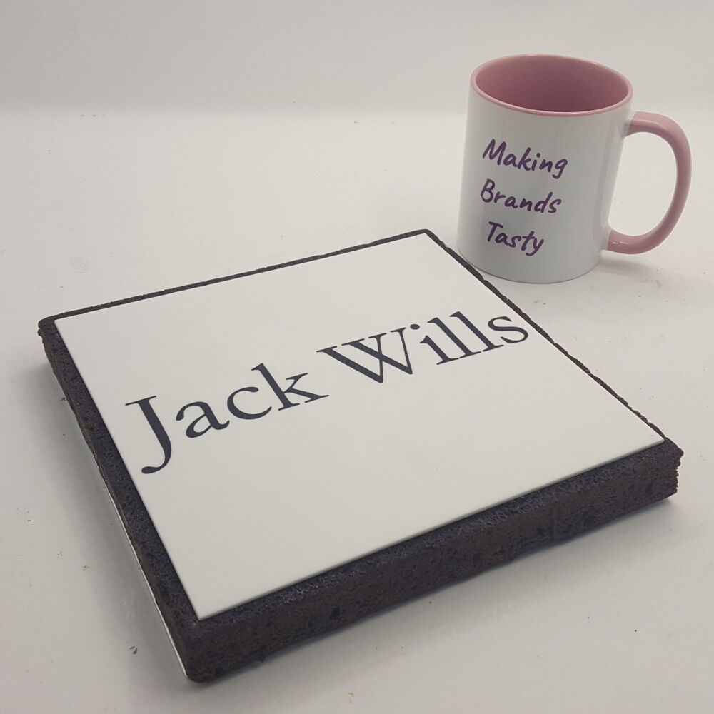 Personalised Chocolate Brownie