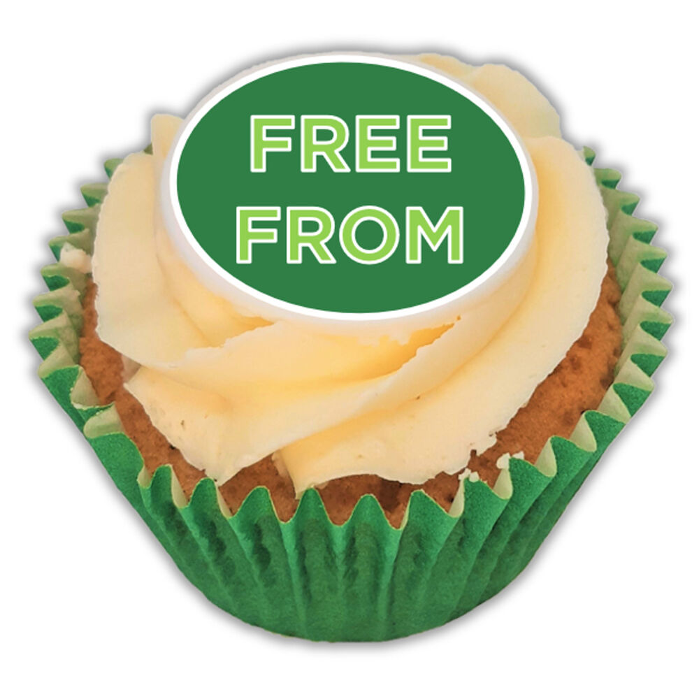 Personalised Free-From Frosted Cupcakes