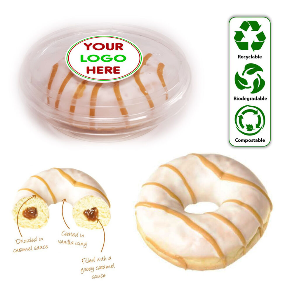 Personalised Luxury Donuts (individual branded packaging)