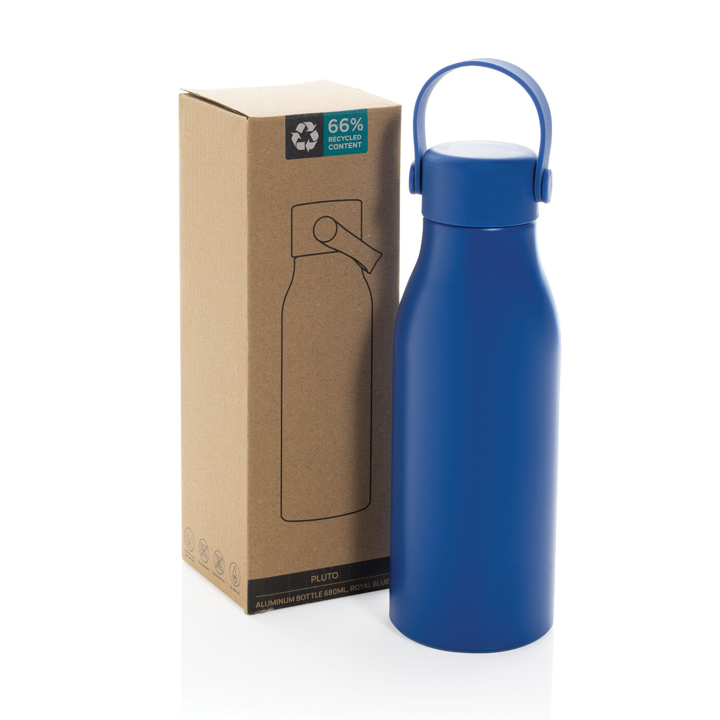 Pluto Recycled Aluminium Bottle 680ml