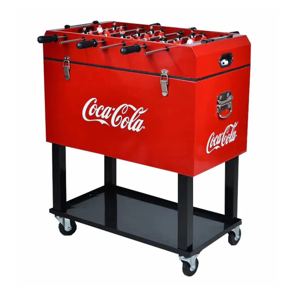 Portable Foosball Table Drinks Cooler Box