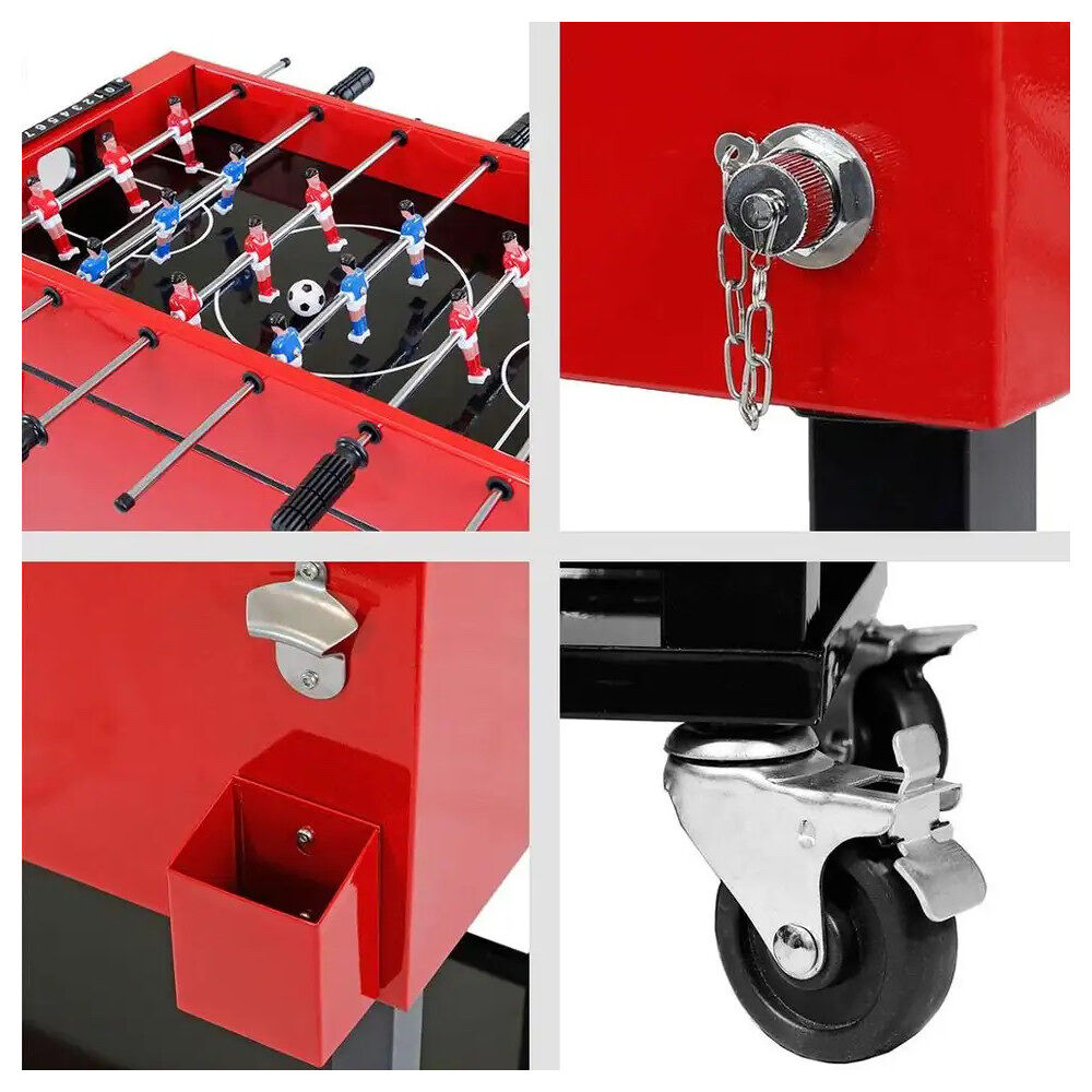 Portable Foosball Table Drinks Cooler Box