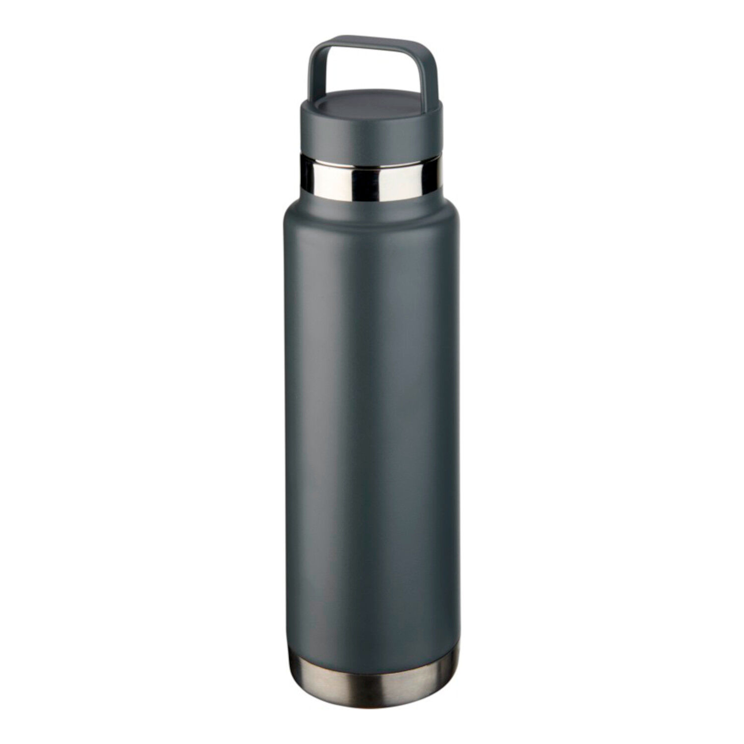 Powder-Coated Copper-Lined Vacuum Bottle 600ml (grey)