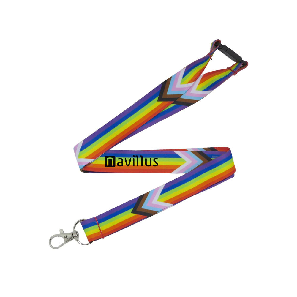 Pride RPET Stock Lanyard