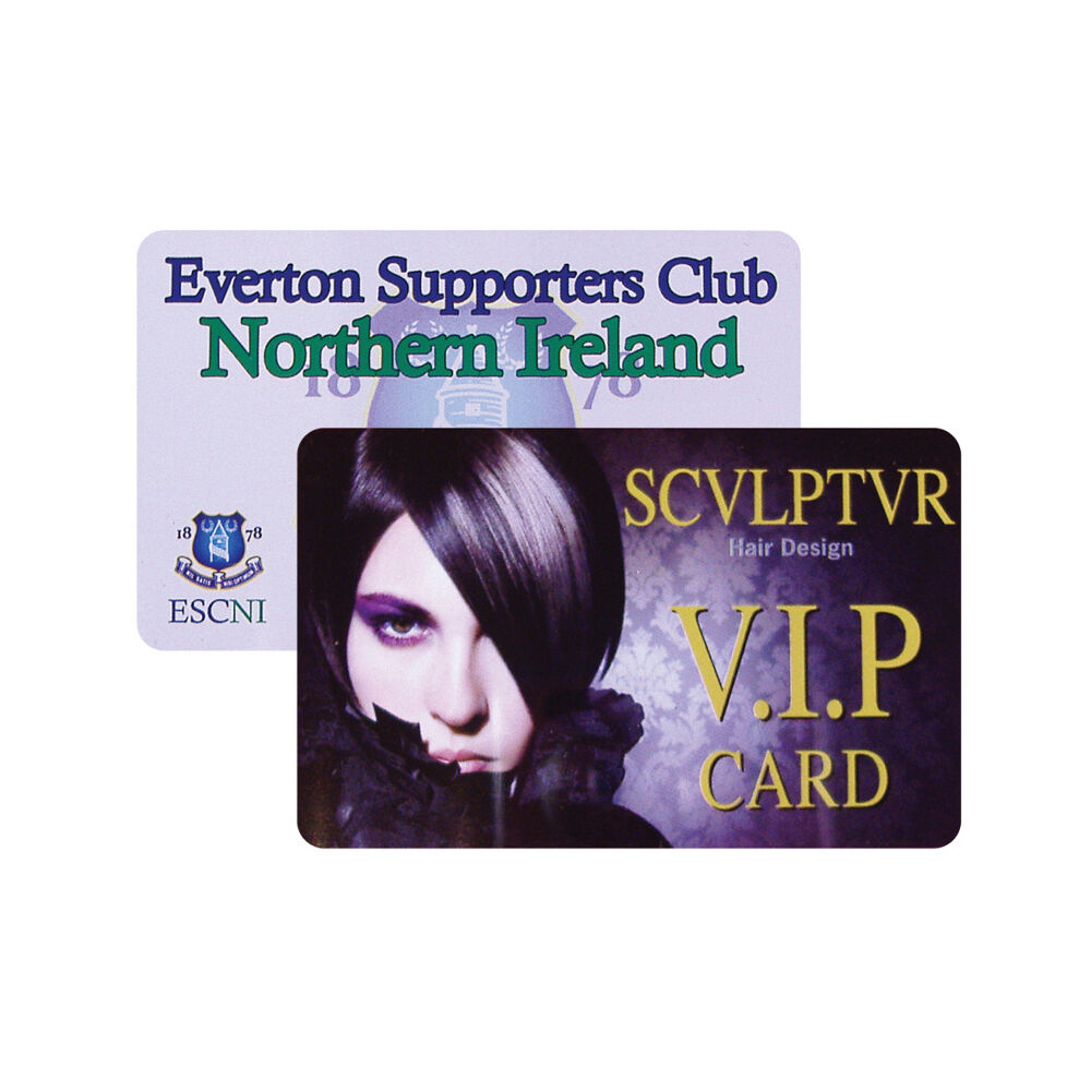 Printed Plastic Membership Cards