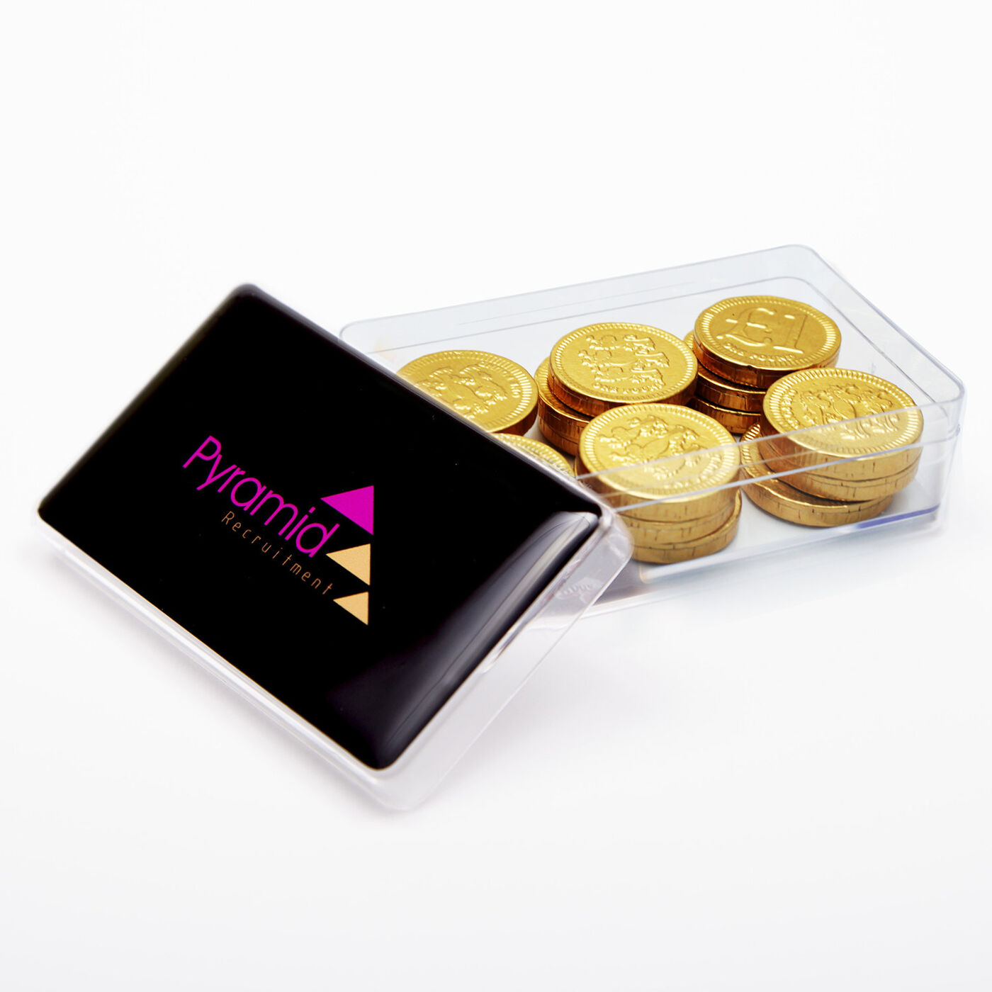 Chocolate Coins - Rectangular Pot