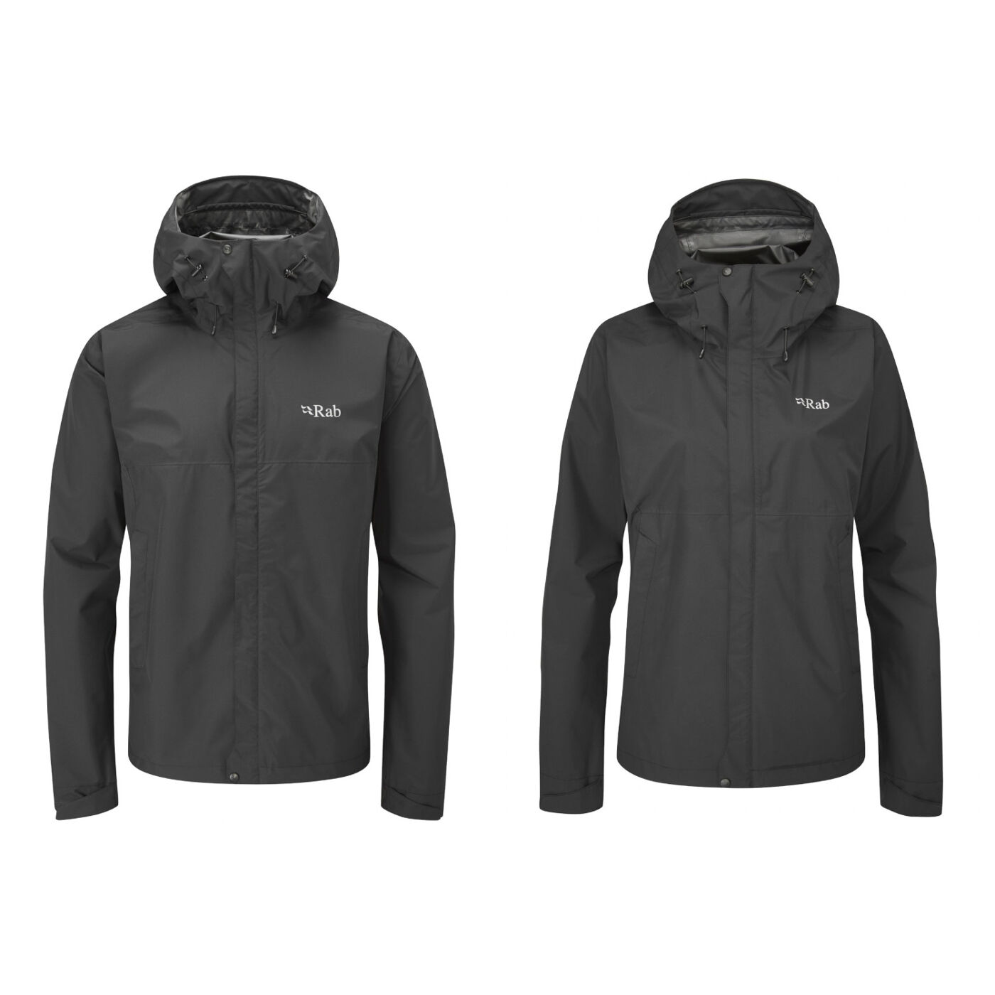 Rab Downpour Waterproof Eco Jacket (women's cut on right)