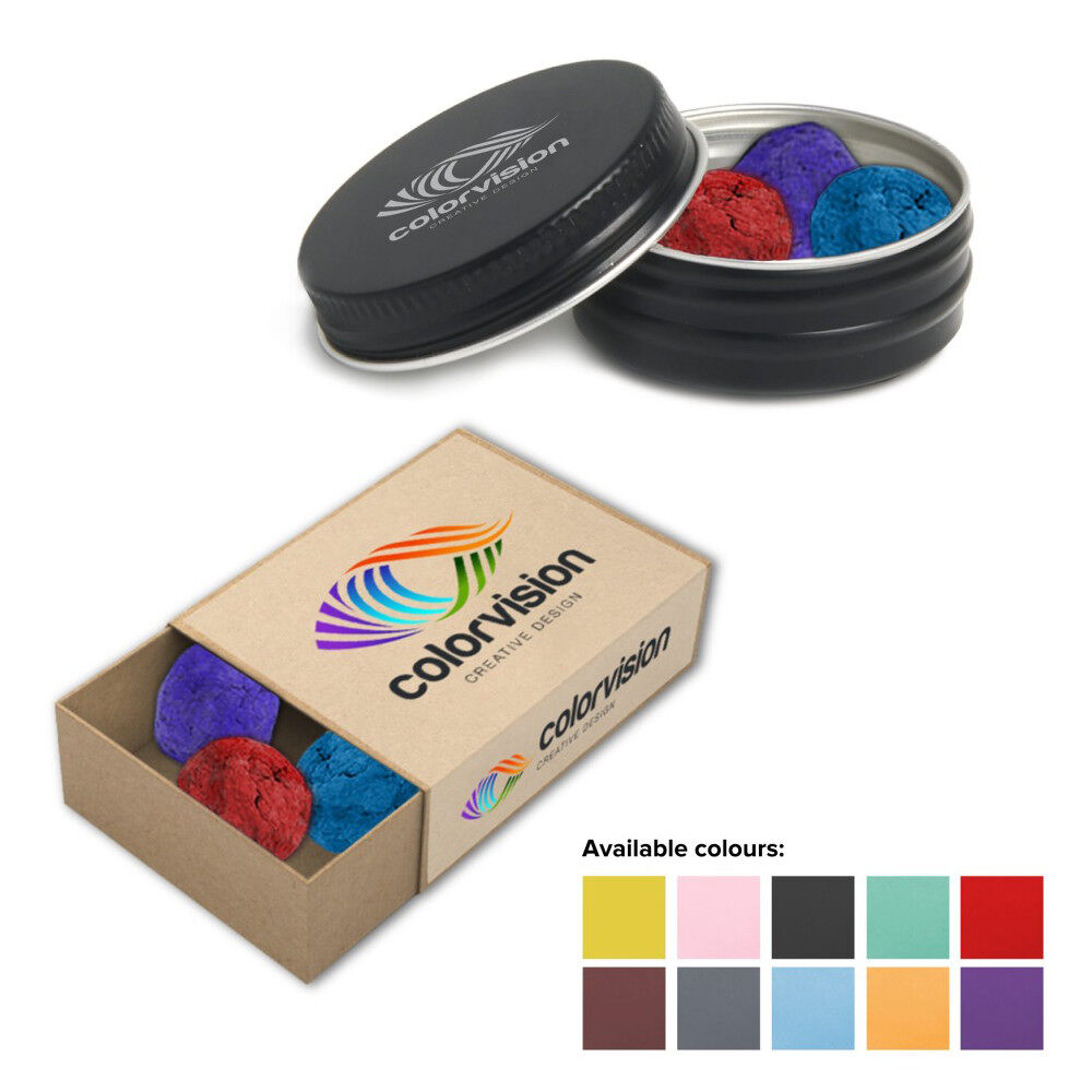 Rainball Coloured Seedball Matchbox (standard colours)