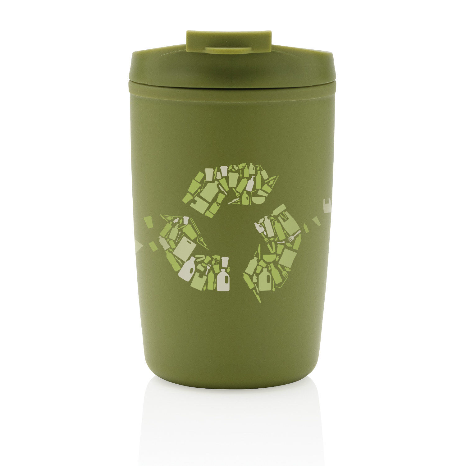 Recycled Plastic Take-Out Cup (with sample branding)