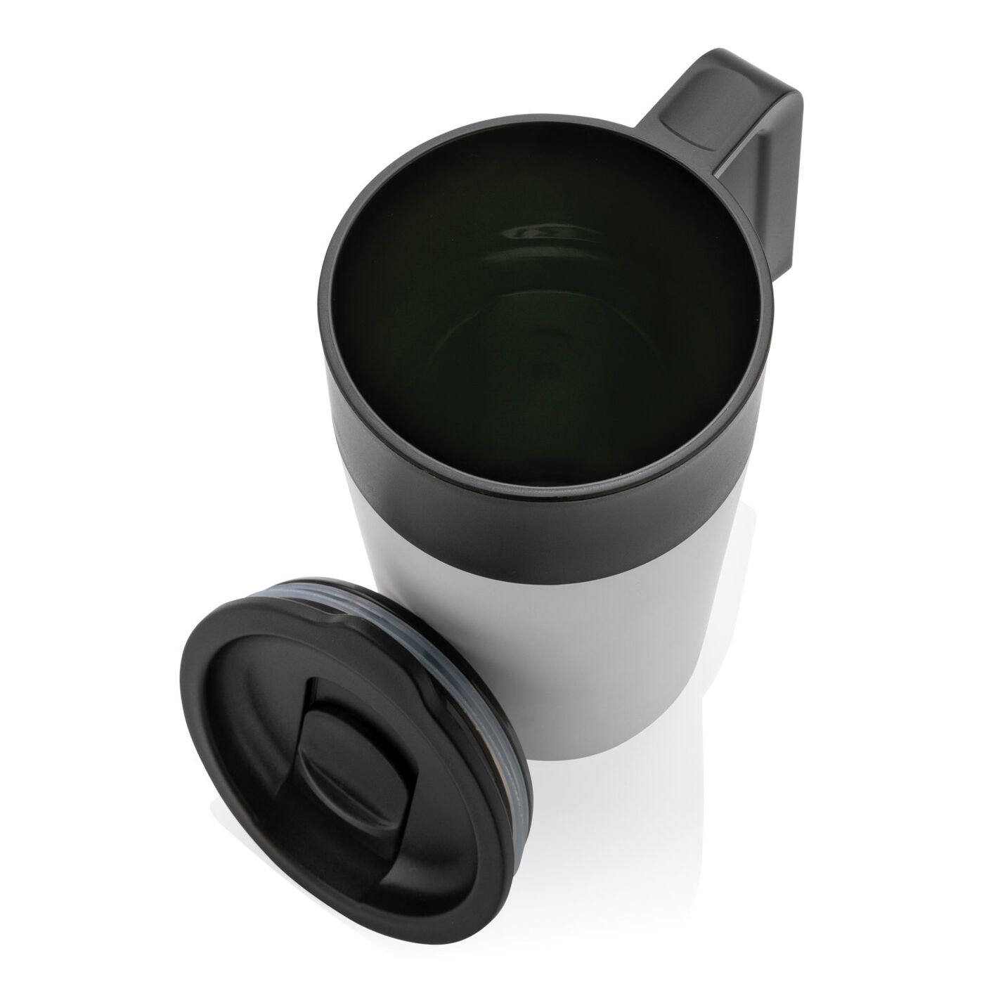 Recycled Travel Mug with Spill-Proof Lid