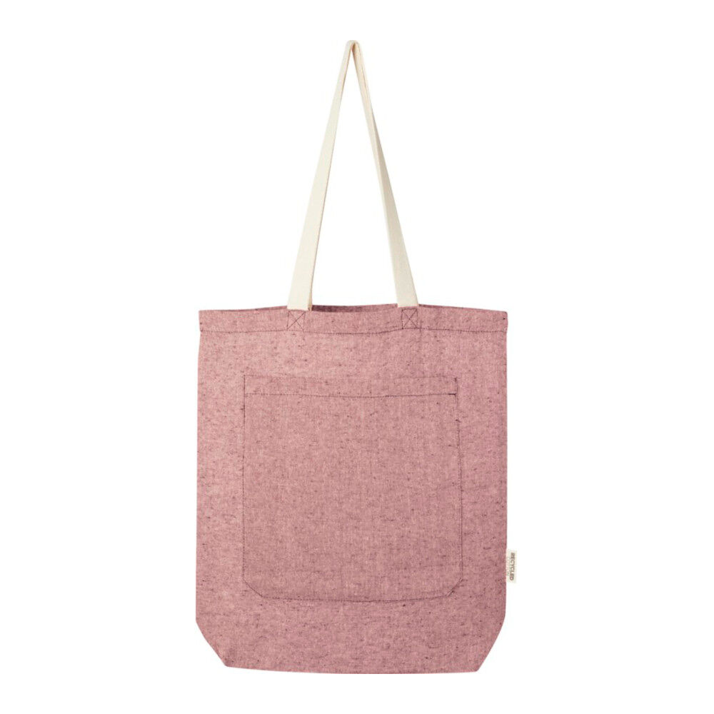 Recycled Polycotton Tote Bag with Pocket