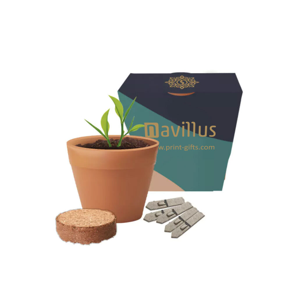 Recycled Pot Garden (sample branding)