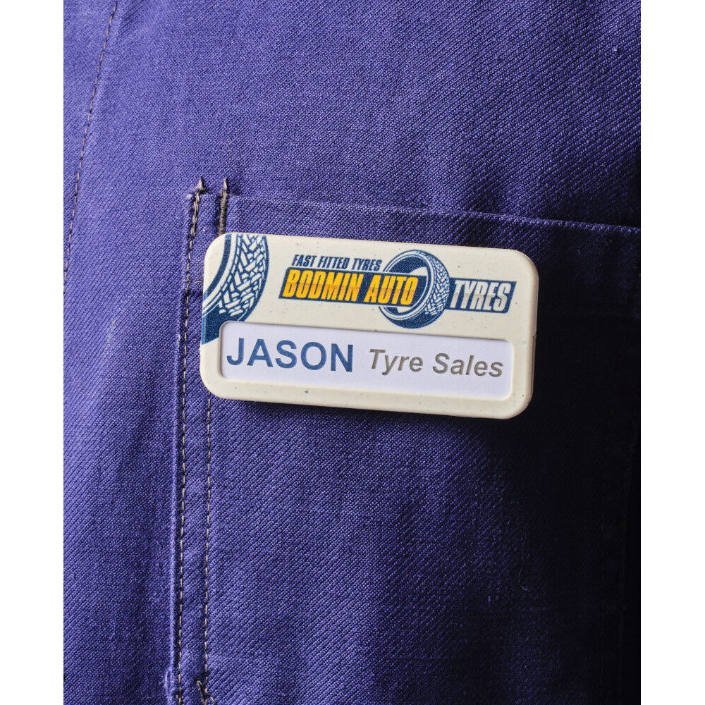 Recycled Reusable Name Badges