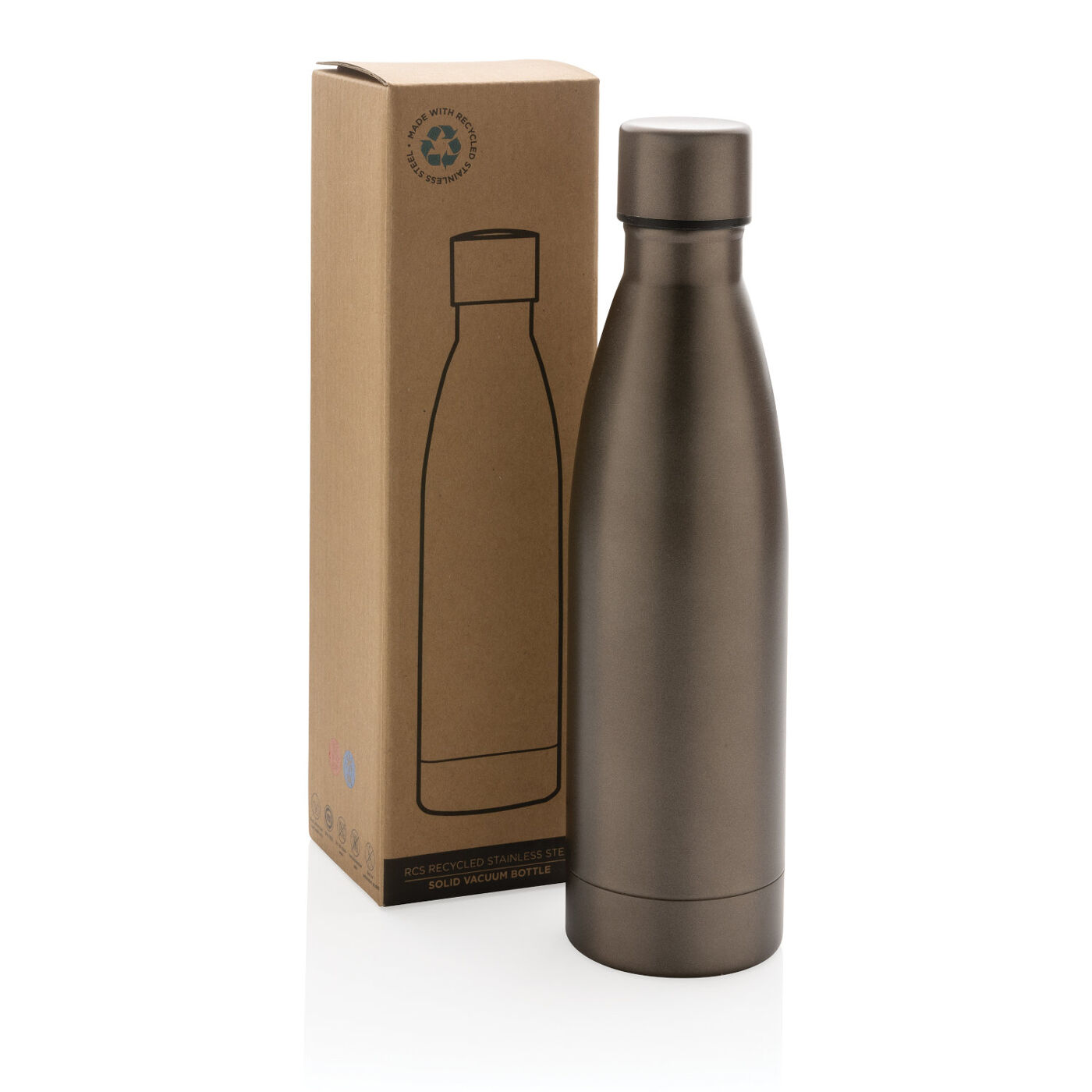 500ml Recycled Stainless Steel Vacuum Insulated Bottle