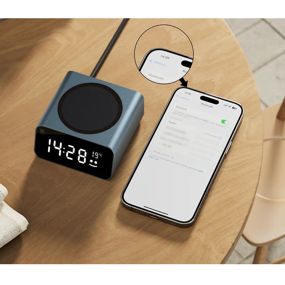 Reddi Travel Clock and Wireless Charger