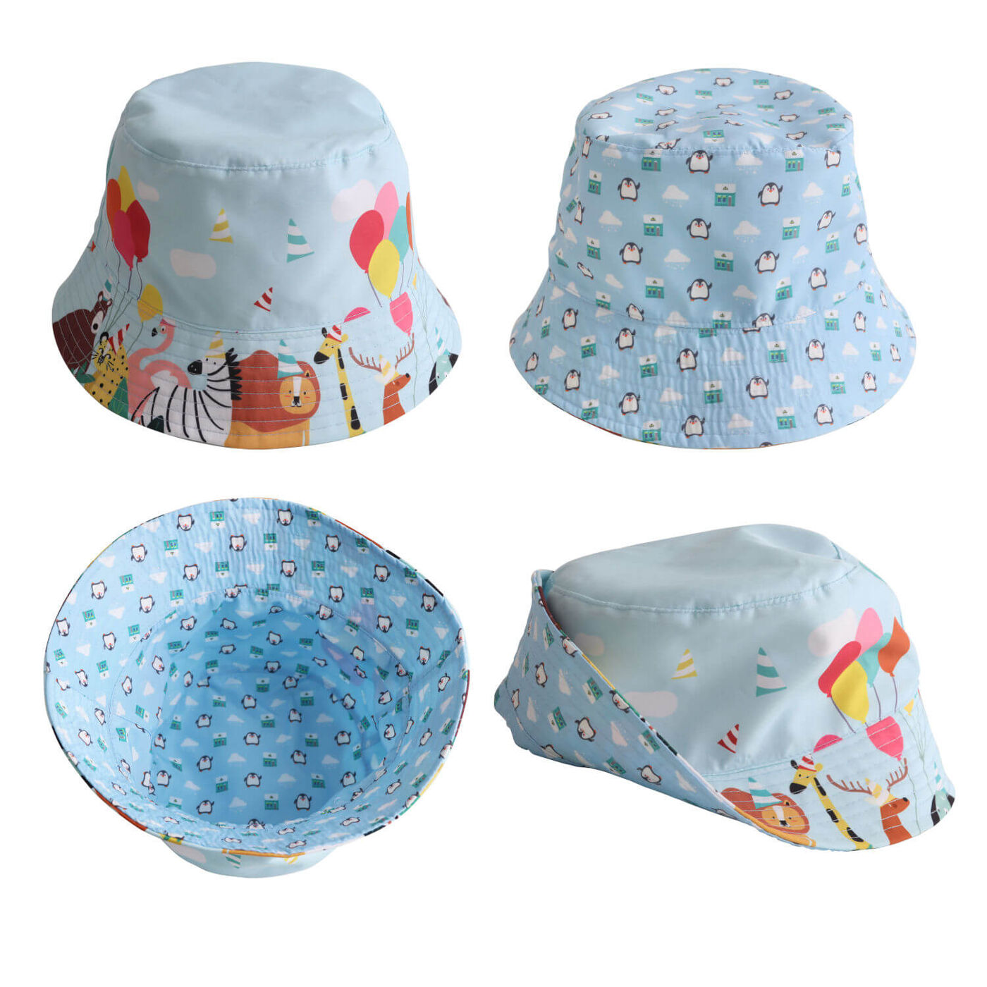 Reversible Bucket Hat with All Over Custom Print