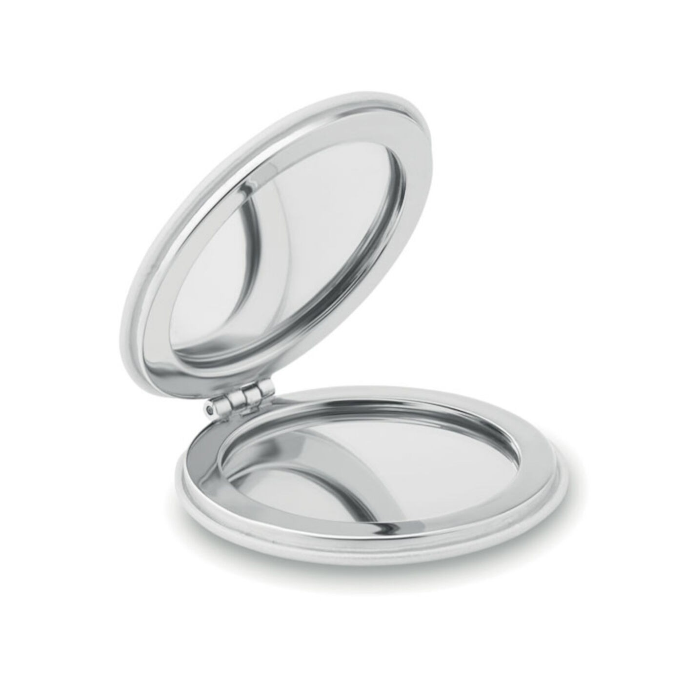 Round Double Mirror with Magnetic Closure