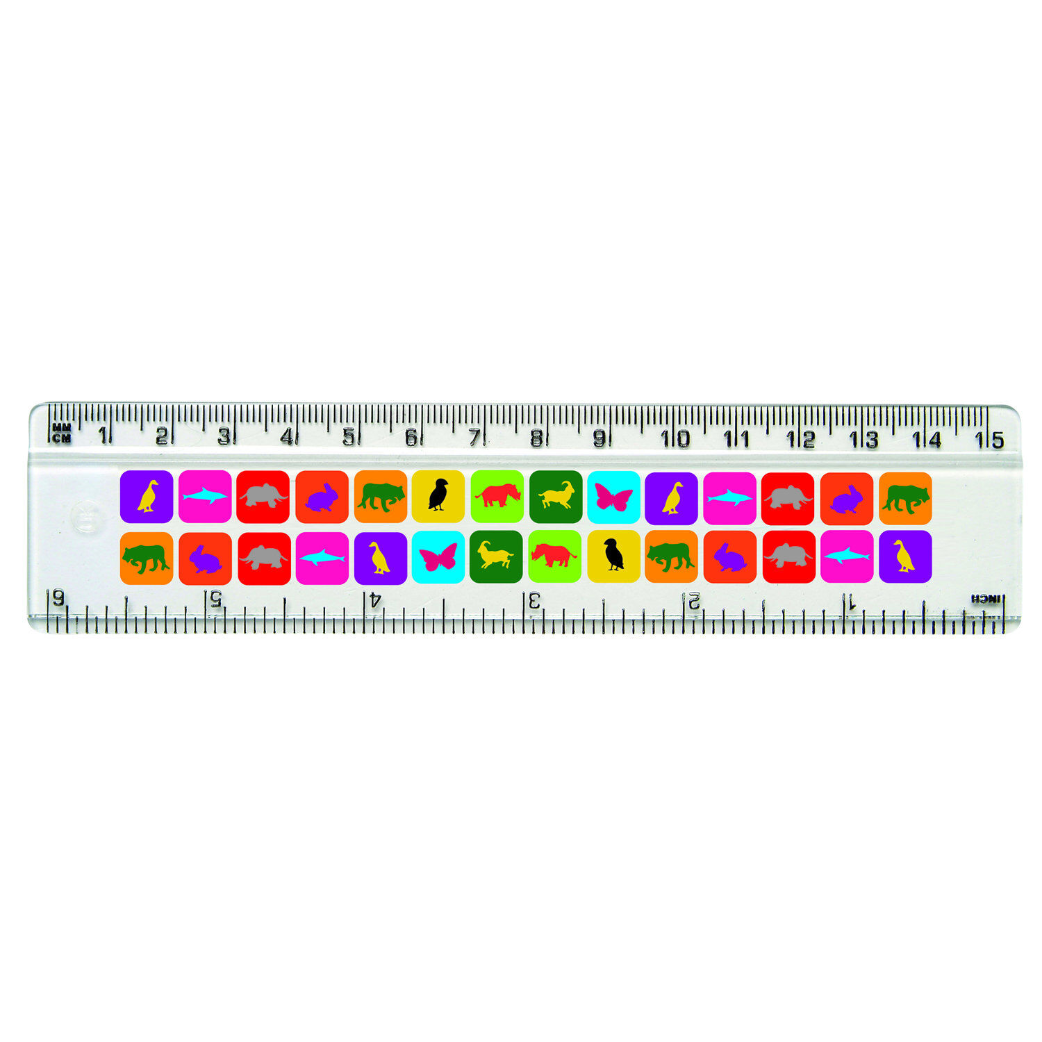 Colourful Rulers - 15cm