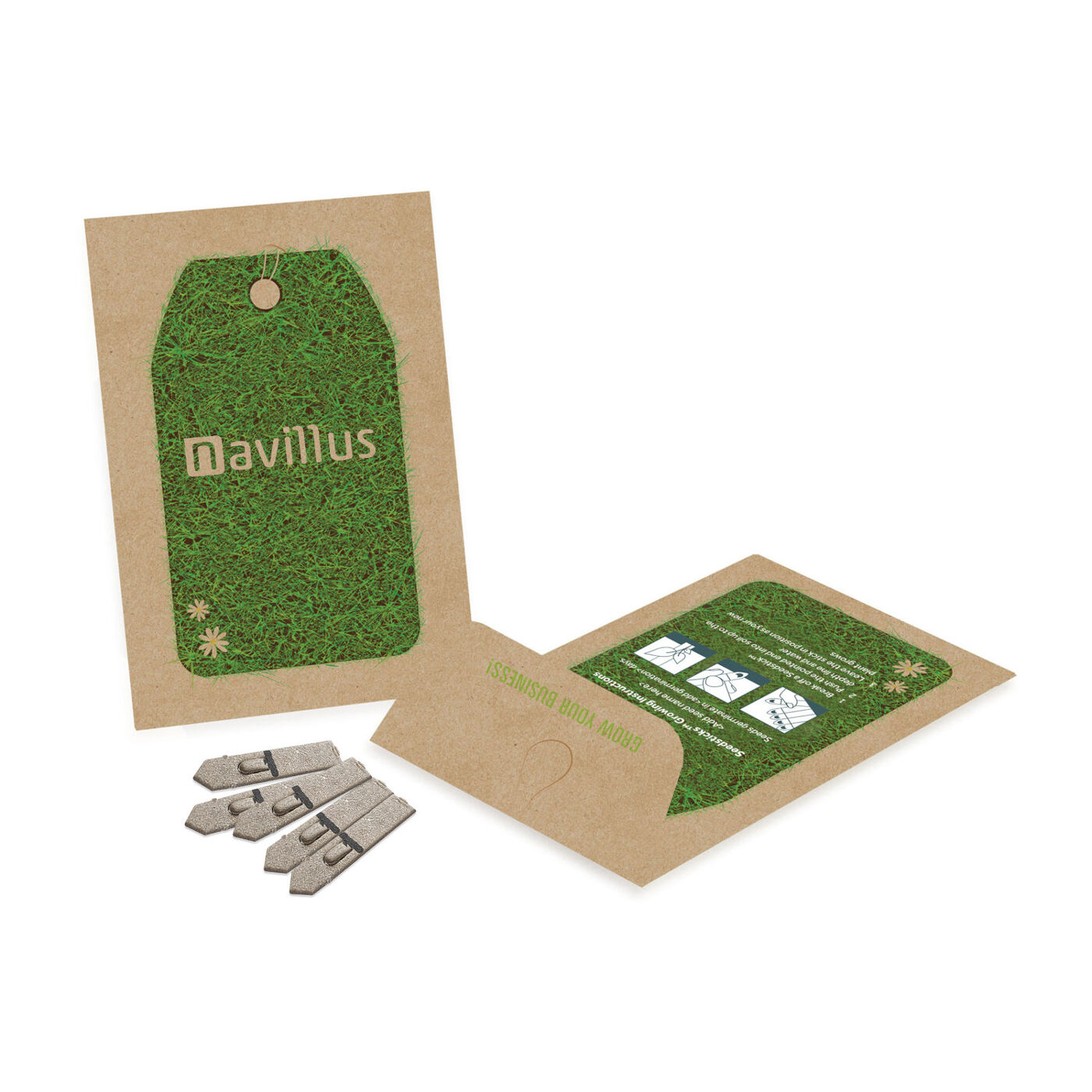 Seed Packet Envelopes (sample branding)