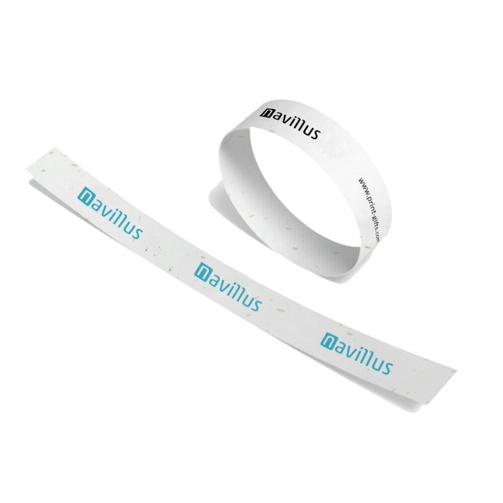 Seeded Paper Event Wristbands