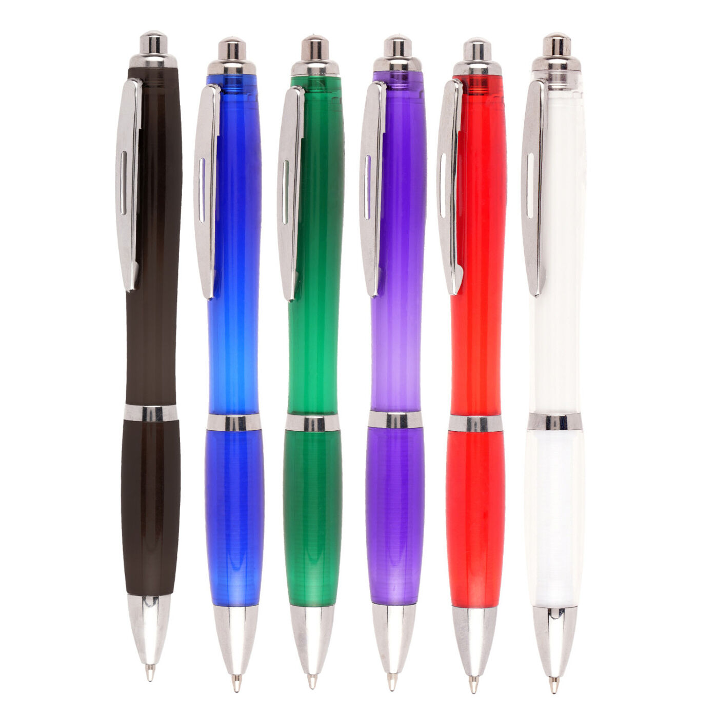 Curvy Recycled Plastic Ball Pen