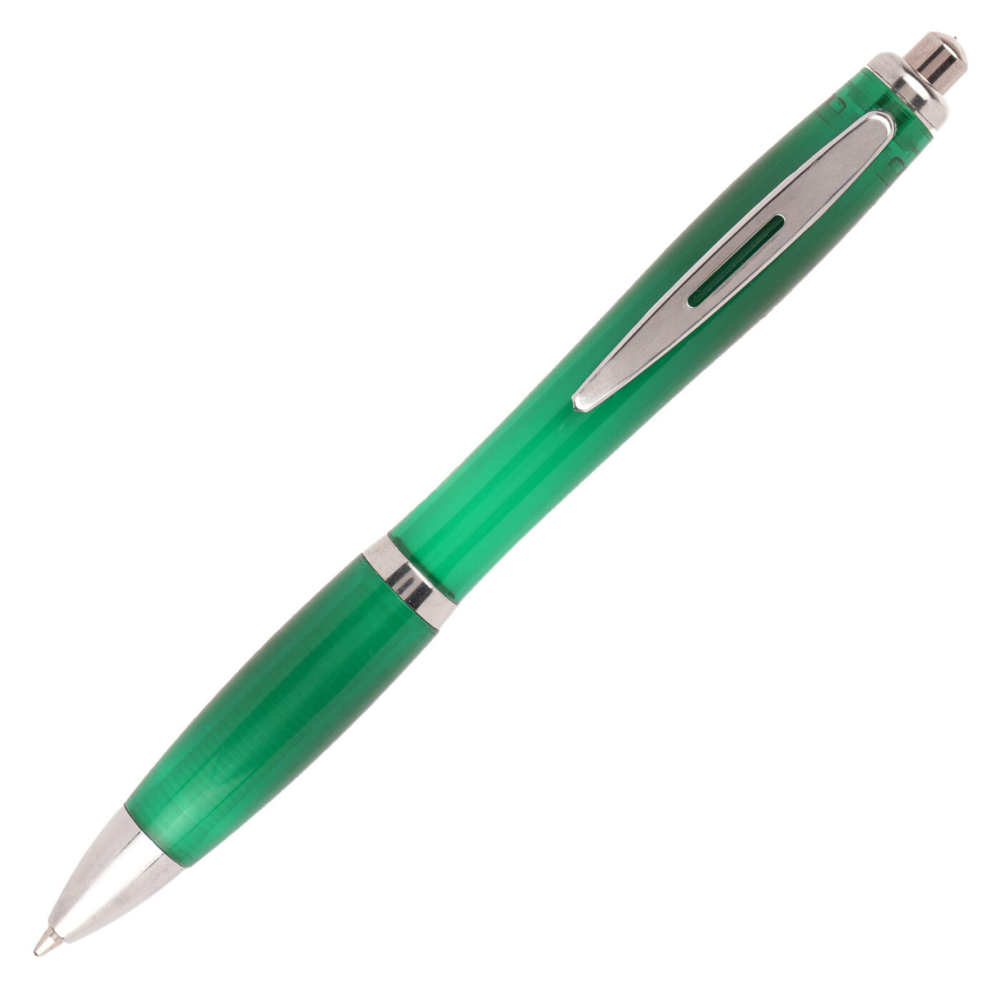  Curvy Recycled Plastic Ball Pen