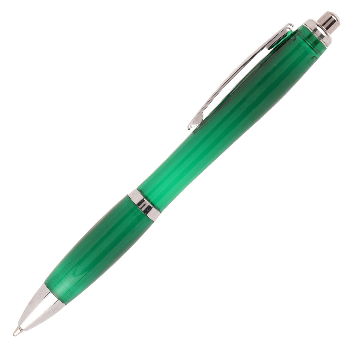  Curvy Recycled Plastic Ball Pen