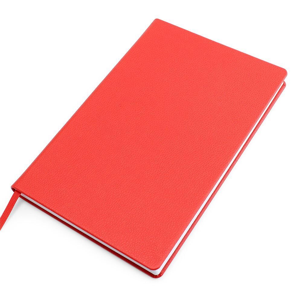 Silk Stone Paper Recycled A5 Notebook (red)