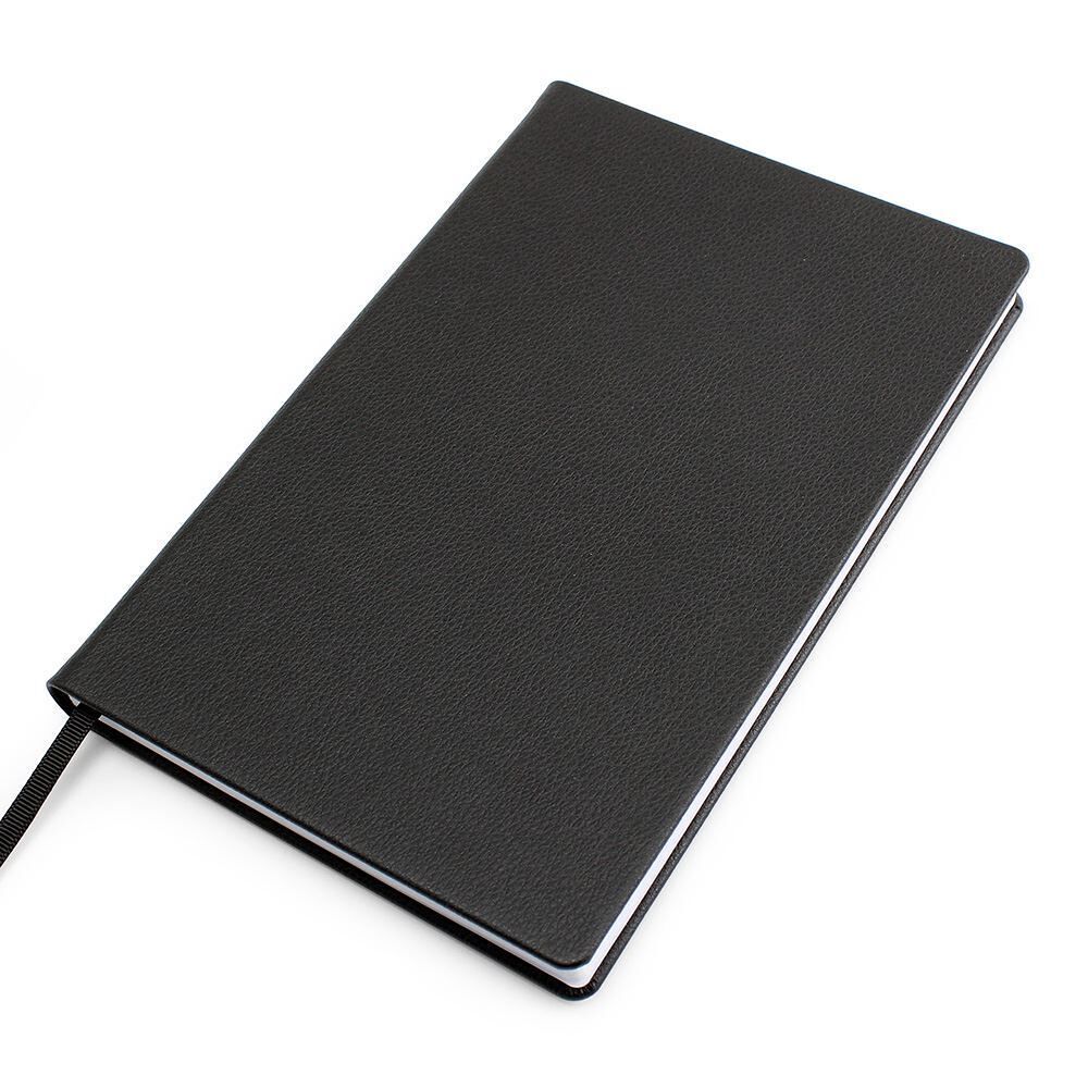 Silk Stone Paper Recycled A5 Notebook (black)