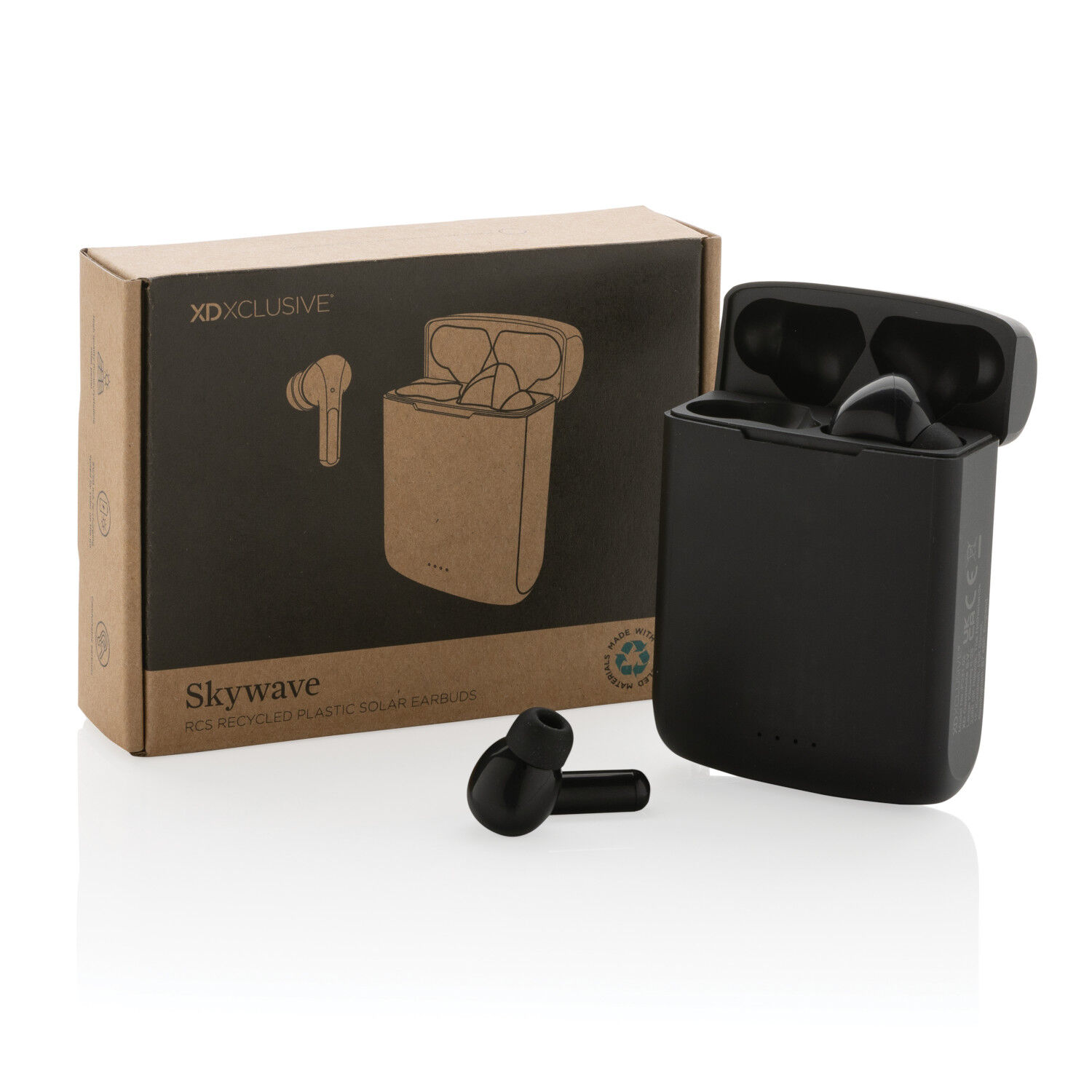 Skywave Recycled Solar Earbuds