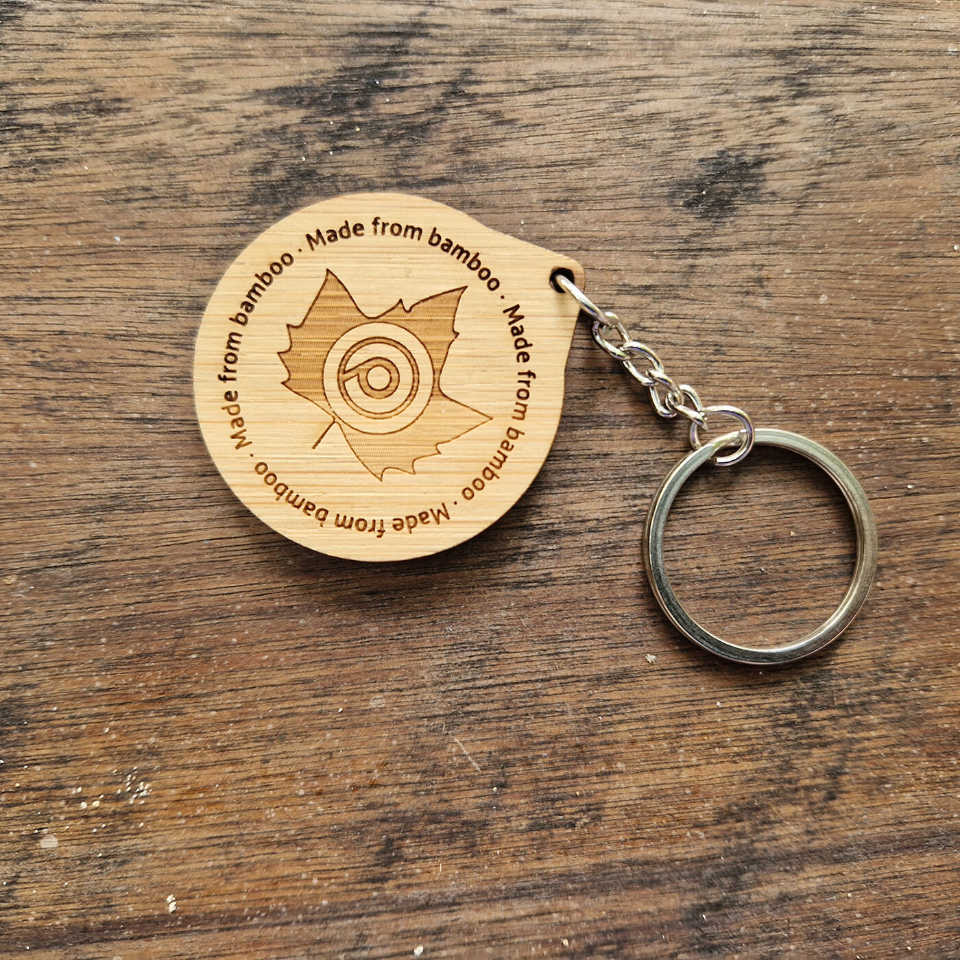 Sustainable Wood Keyring