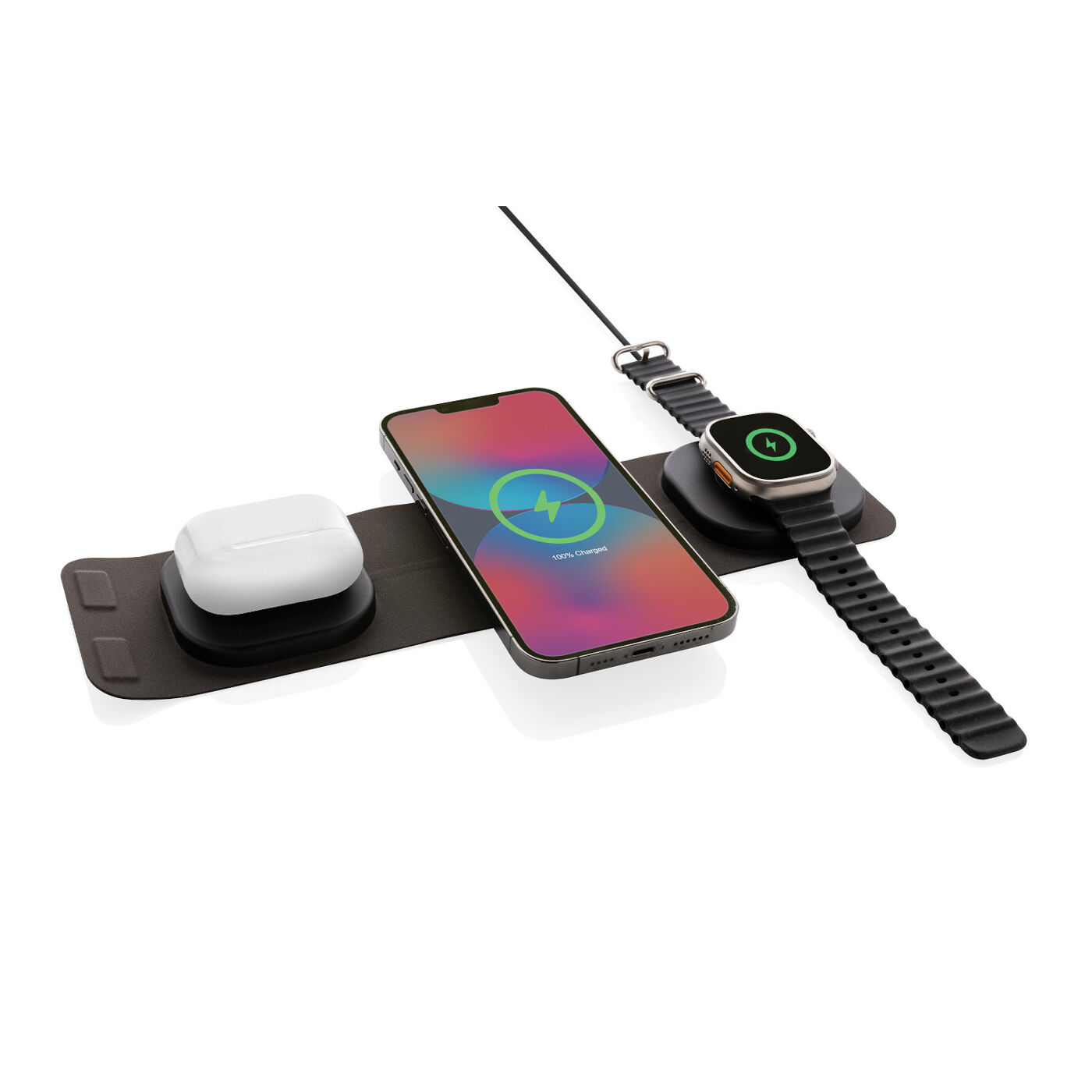 Swiss Peak 3-in-1 Wireless Travel Charger