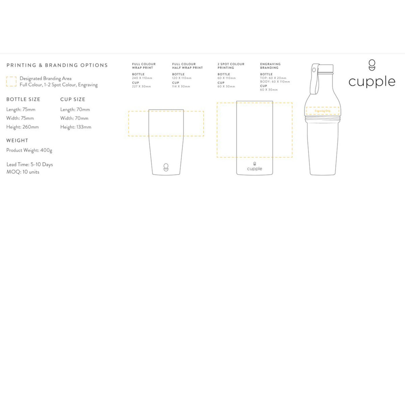 The Cupple Combined Bottle and Cup