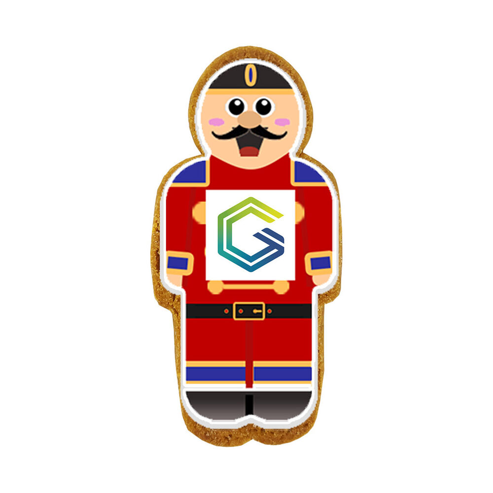 Nutcracker Toy Soldier with sample branding