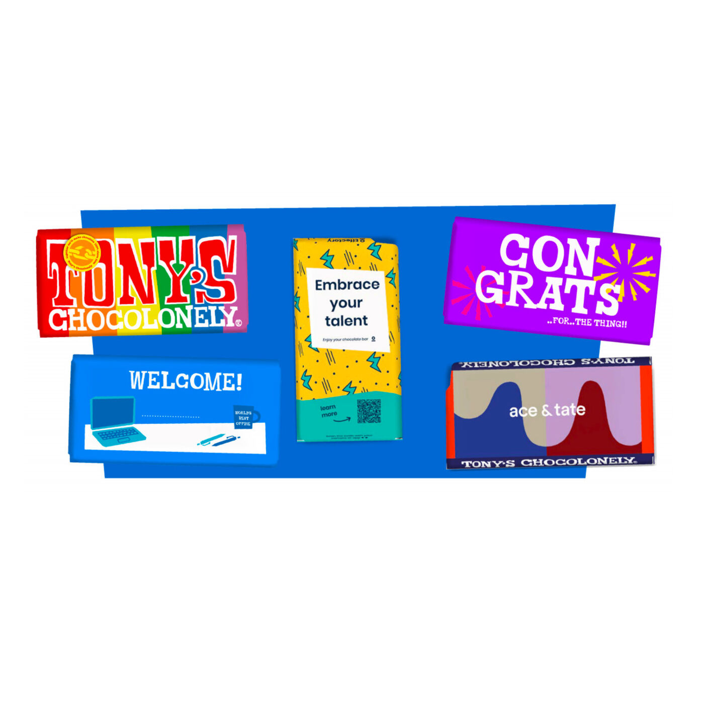 Custom Branded Tony Chocolonely Chocolate