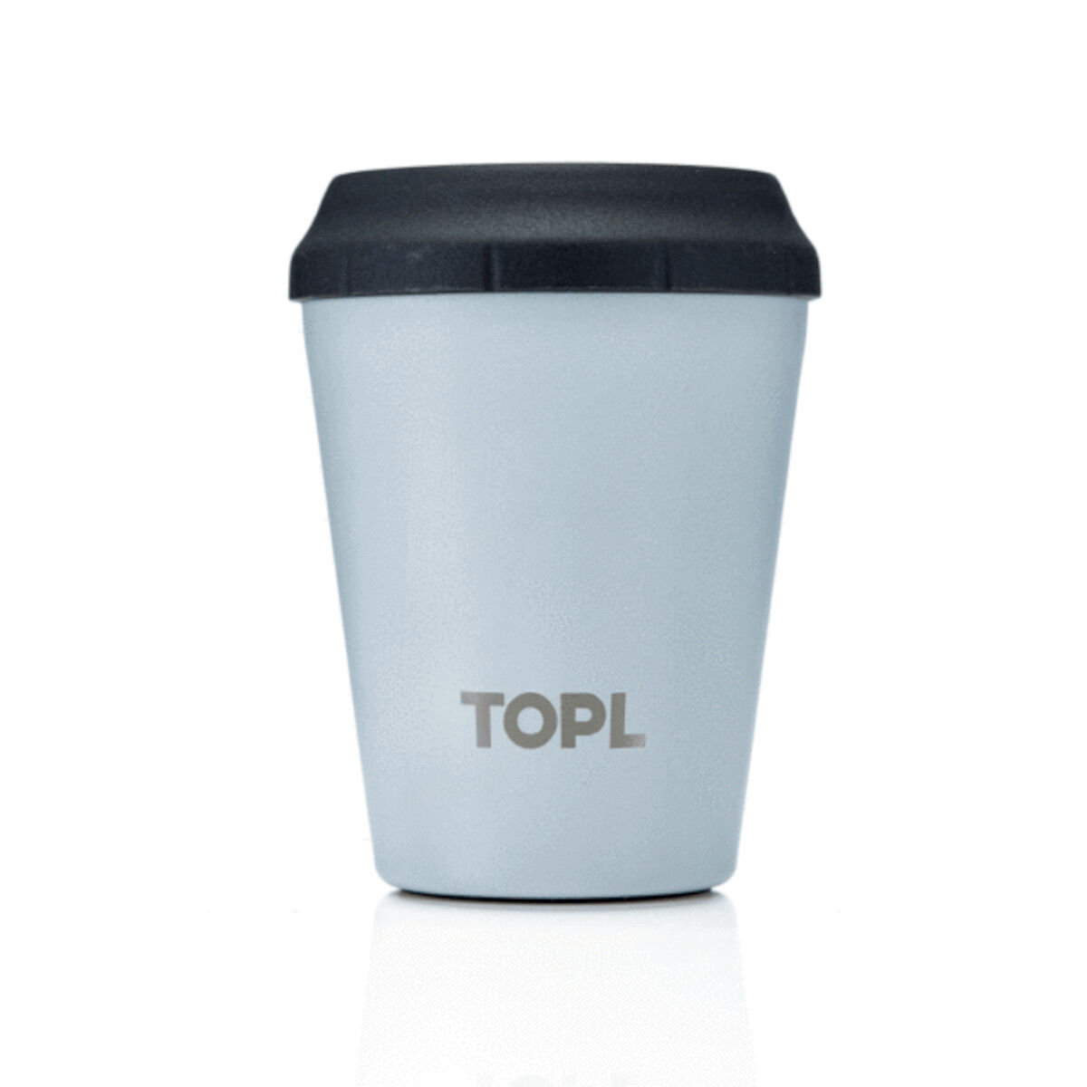 Topl Reusable Coffee Cup 8oz (stone grey)