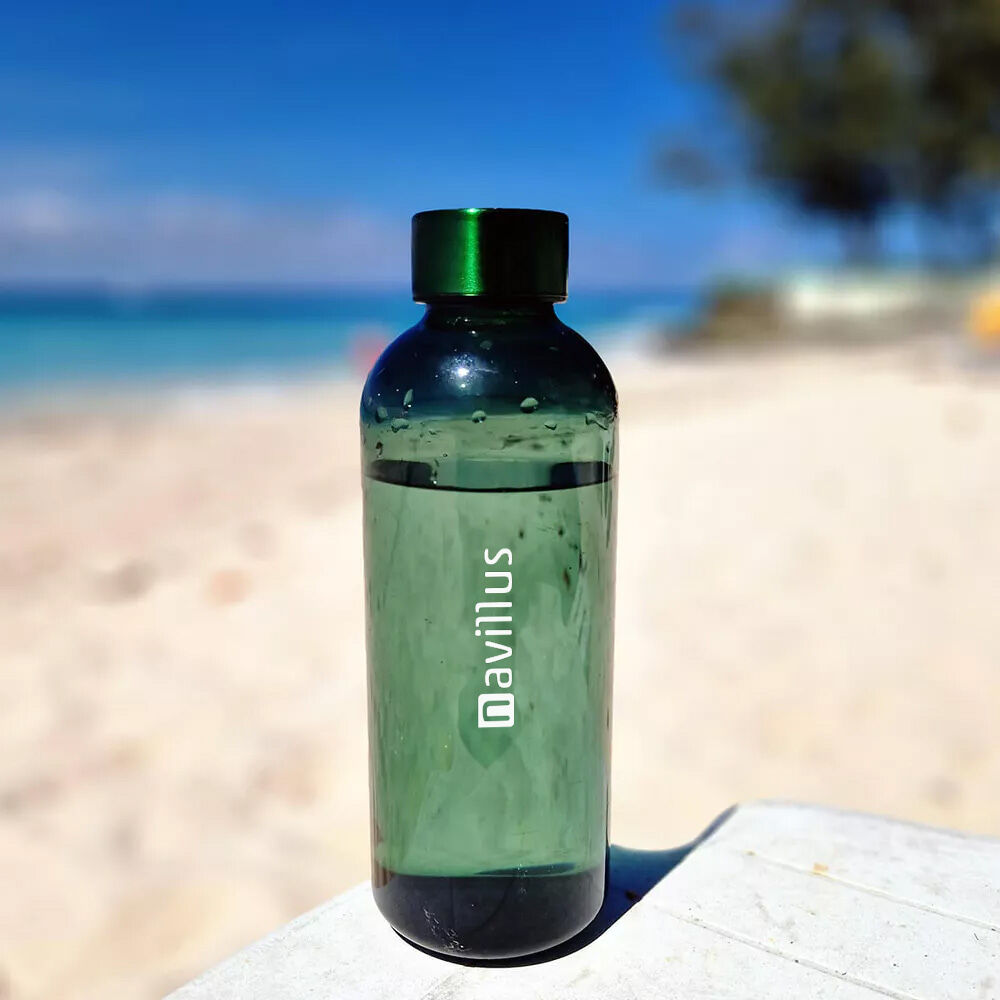 Translucent Water Bottle with metal Cap 620ml