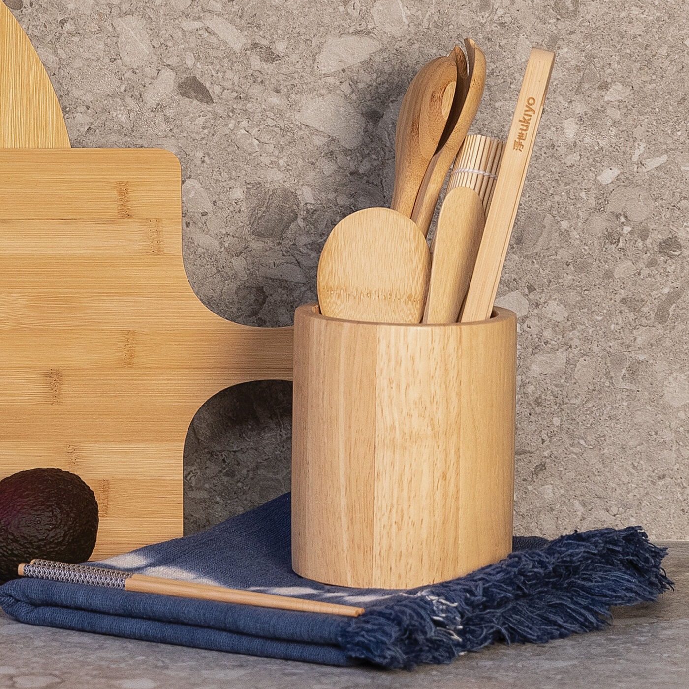 Ukiyo Bamboo Salad Servers (part of Ukiyo kitchenware range)