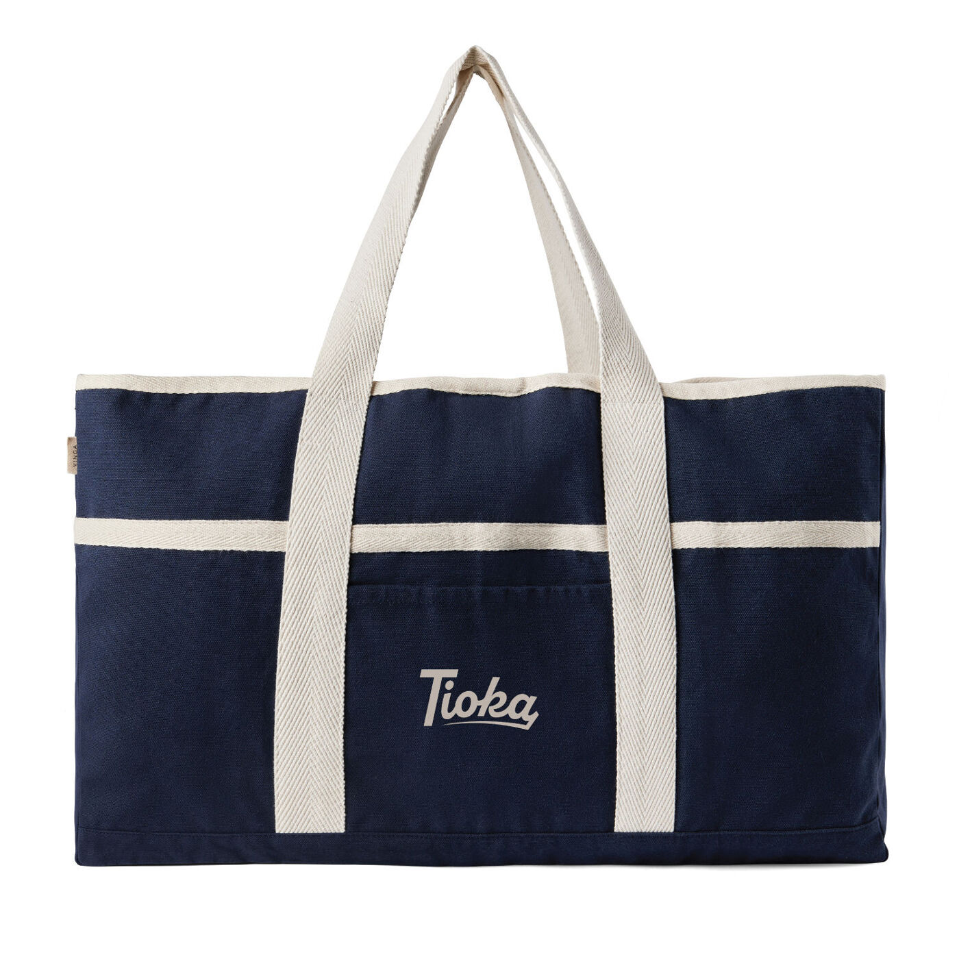 Vinga Volonne Recycled Canvas Beach Bag (sample branding)