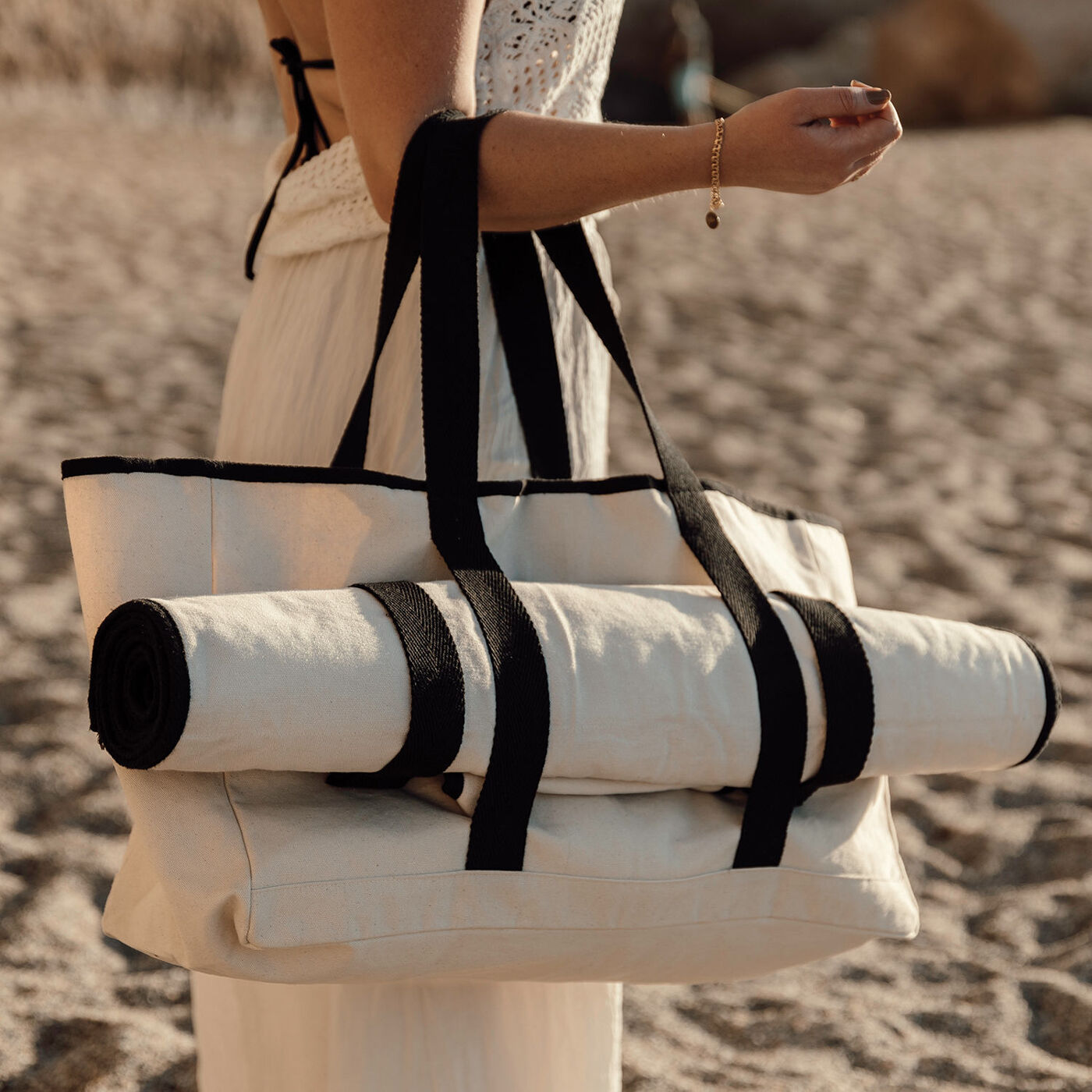 Beach Mat with Vinga Volonne Beach Bag