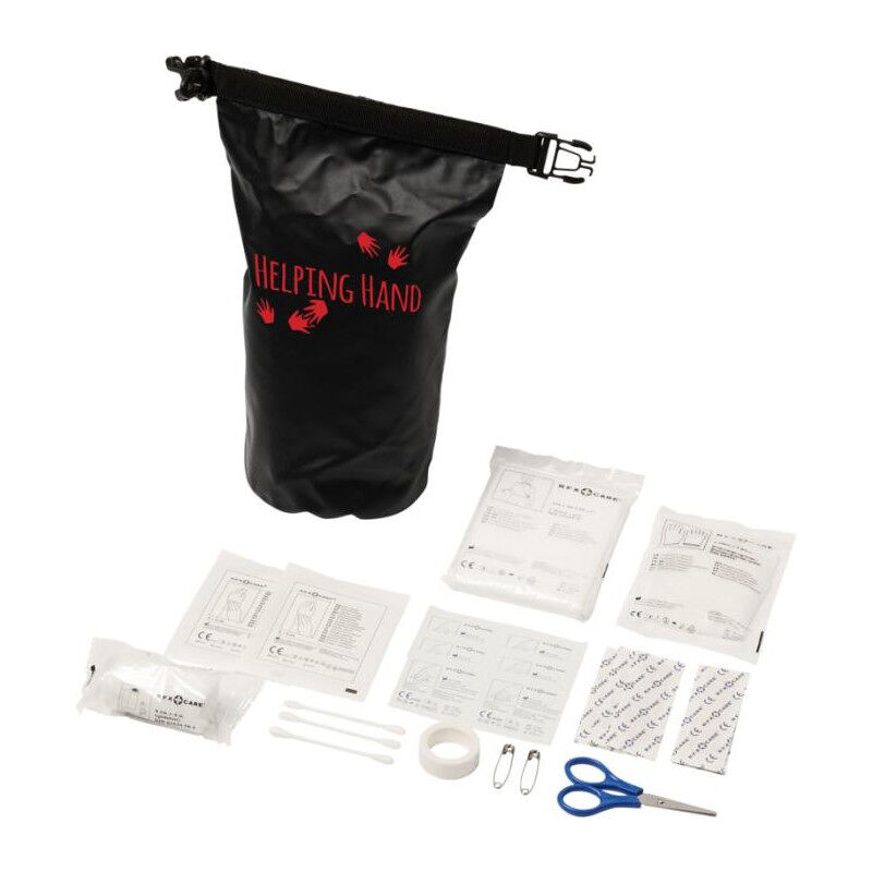 Waterproof 30-piece First Aid Kit (sample branding)