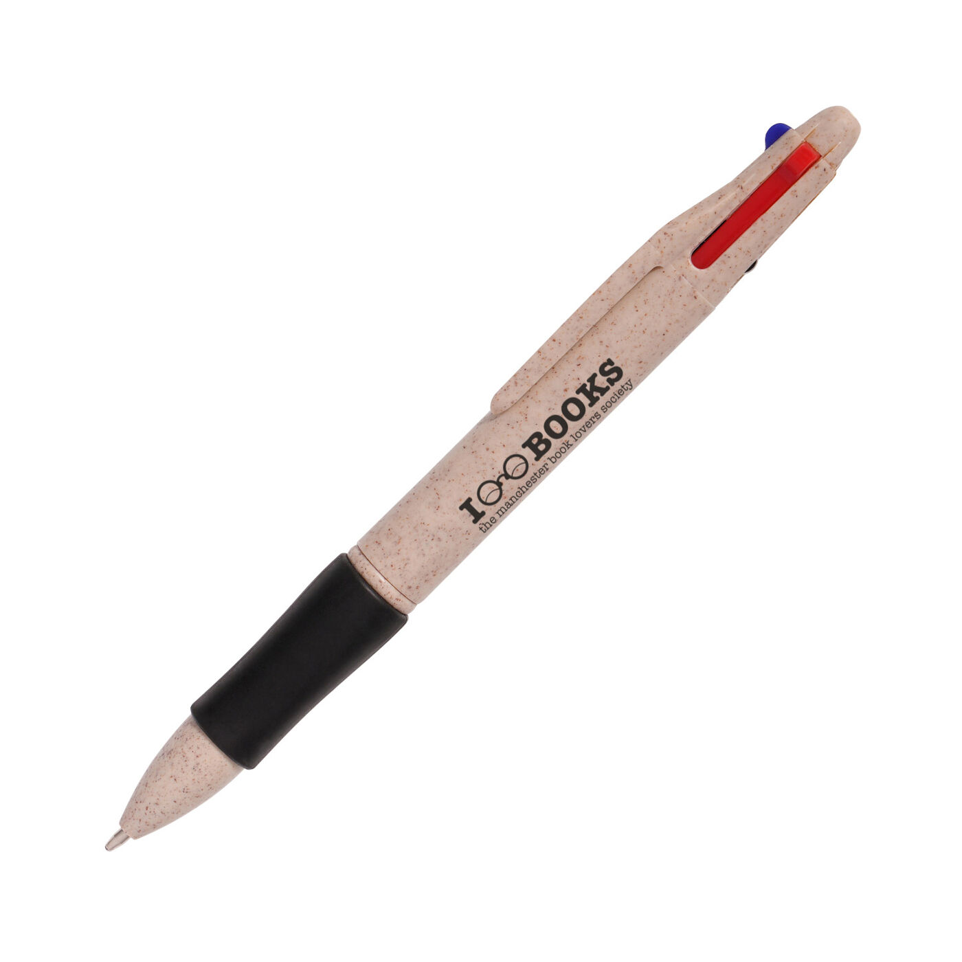 Wheat Quad 4-Colour Ball Pen (sample branding)