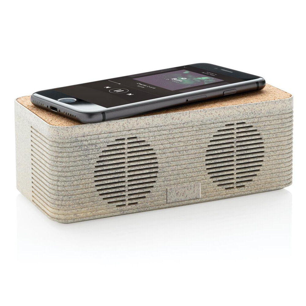 Wheat Straw Wireless Charging Speaker