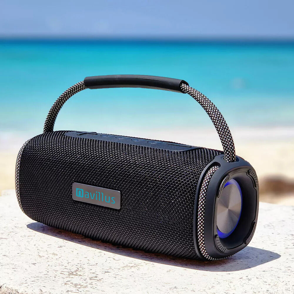 Wireless Portable Stereo Speaker with Lights