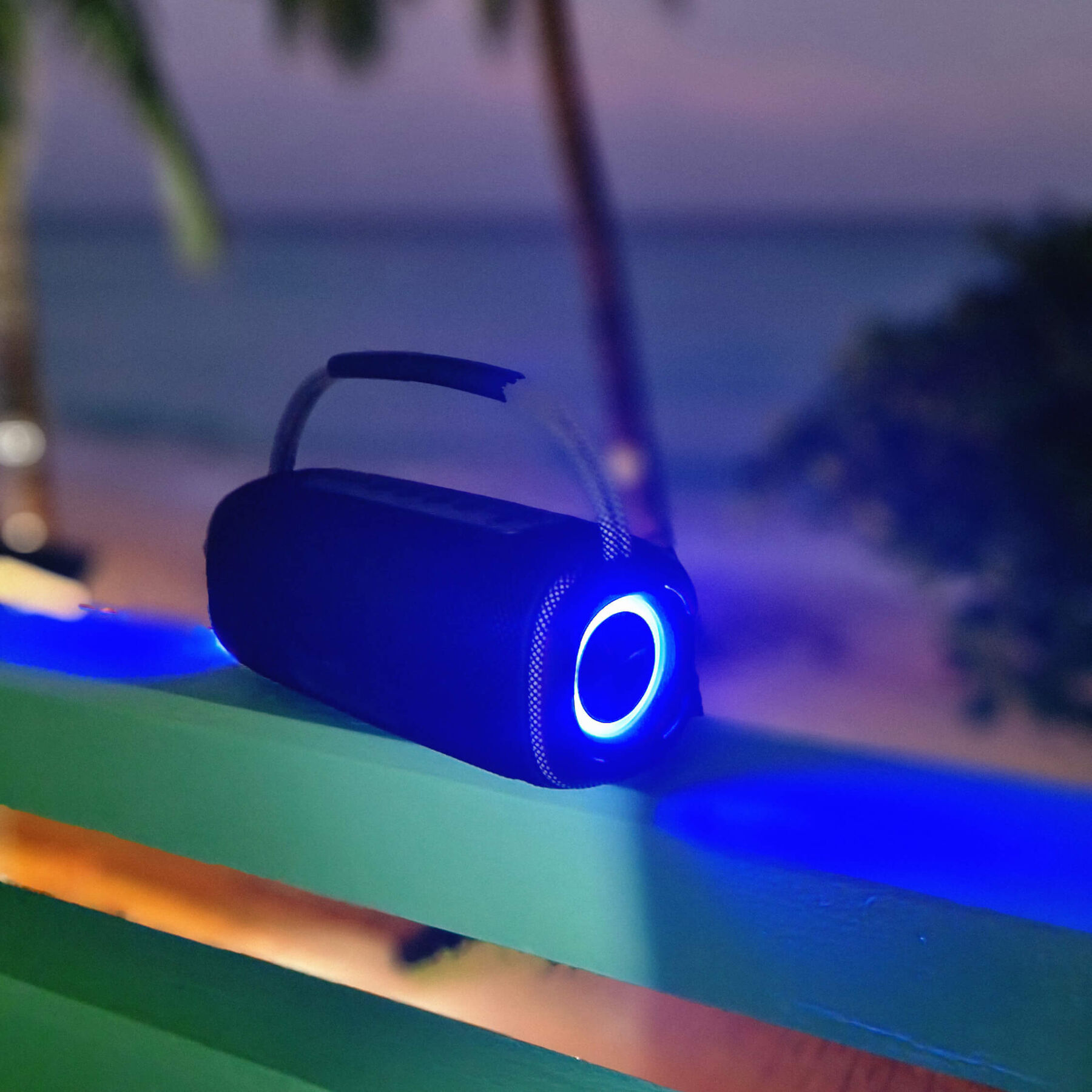 Wireless Portable Stereo Speaker with Lights