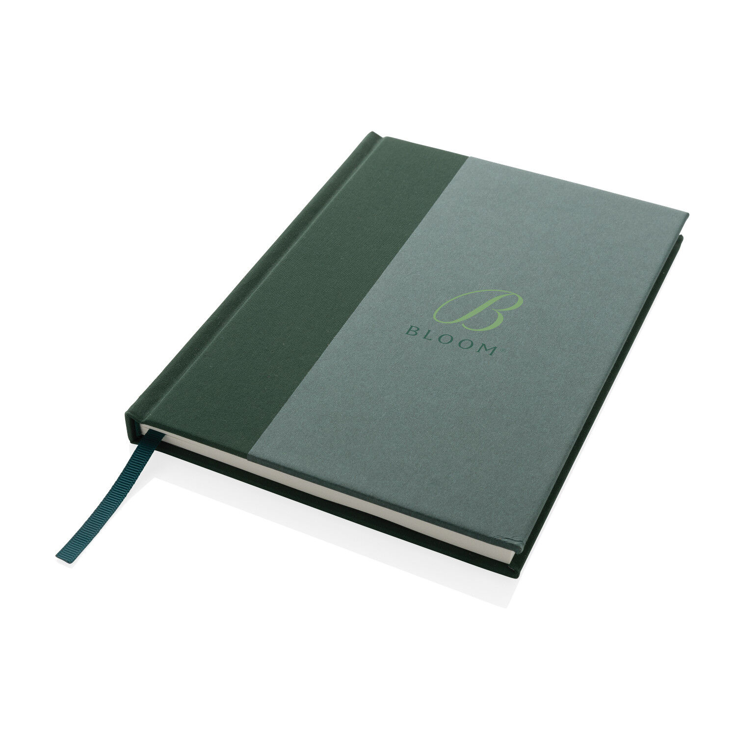 Words A5 Notebook (green with sample branding)