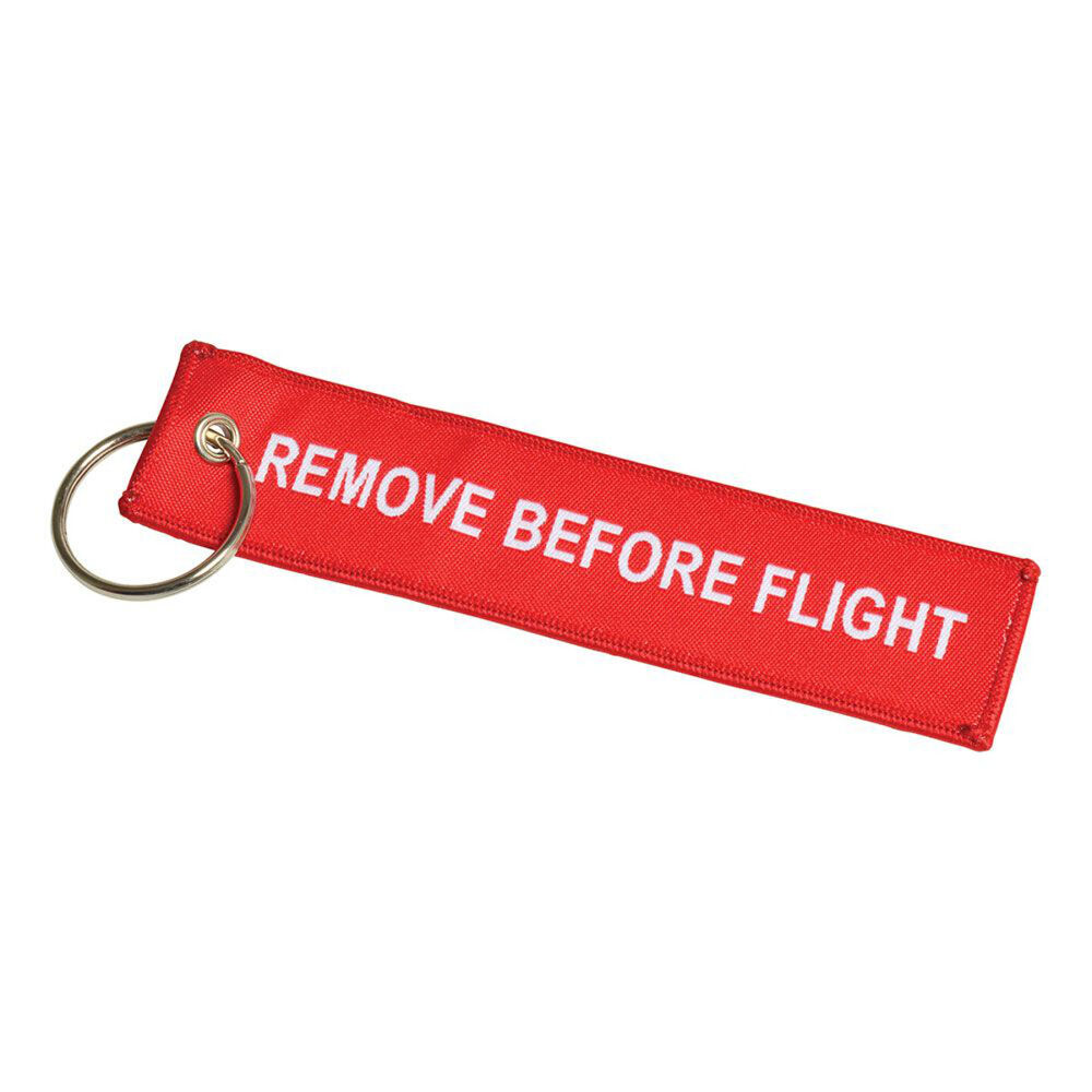 Flight Tag Woven Keyring