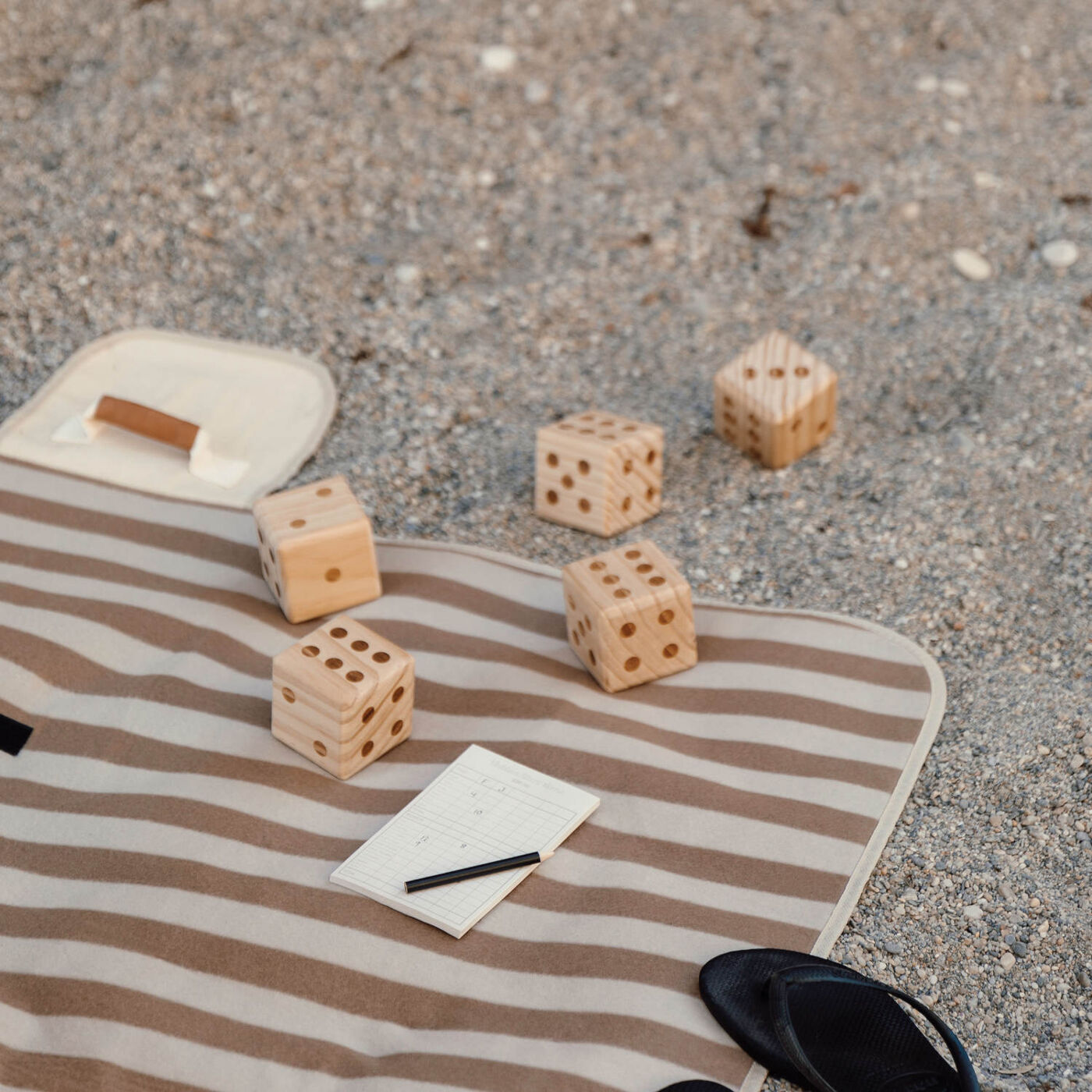 Outdoor Yacht Dice Game in Branded Pouch