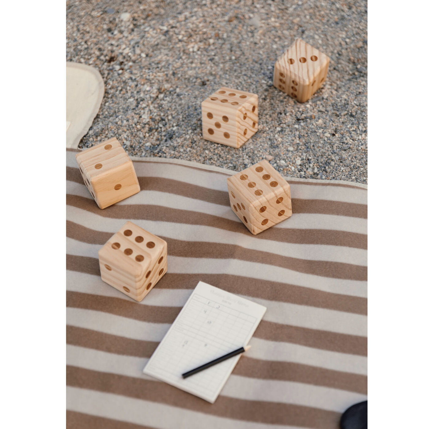 Outdoor Yacht Dice Game in Branded Pouch